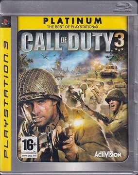 Call of Duty 3 - Platinum - PS3 (B Grade) (Genbrug)